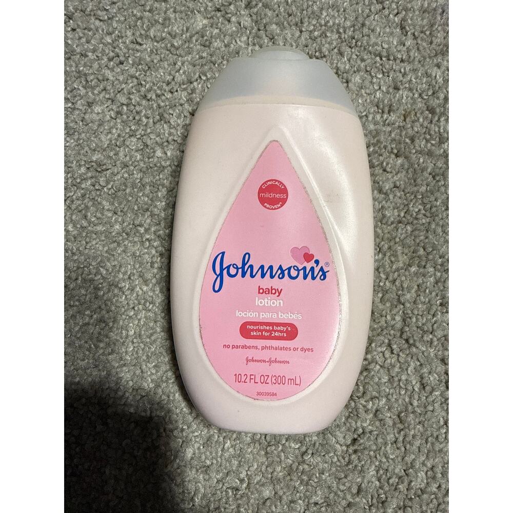 Johnson’s baby lotion used